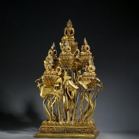 Gilt Bronze Figure Of Buddha