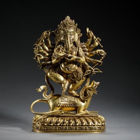Gilt Bronze Statue of Dikini