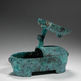 Bronze Ritual Double-Eared Vessel