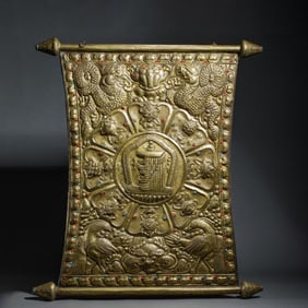 Bronze-gilded ornament