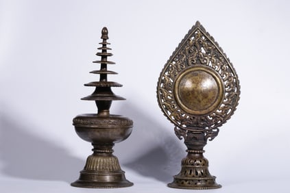 A Group of Bronze Ritual Implements