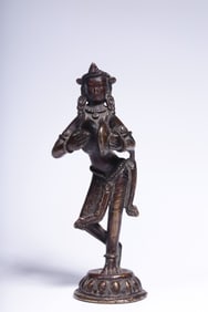 A Bronze Sarasvati Statue