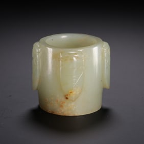 A Hetian Jade Cong