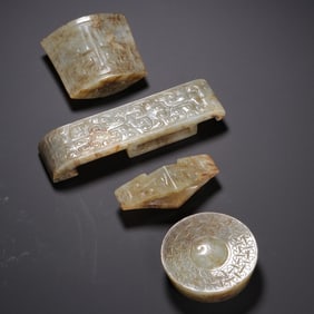 A Set of Jade Sword Ornaments