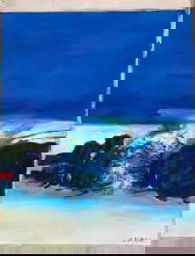 An Oil Painting Attributed to Zhao Wou-ki