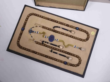 An Agarwood Prayer Bead Strand