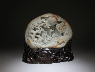 Jade Boulder Sculpture Ornament