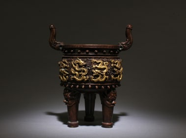 A Bronze Tripod Incense Burner