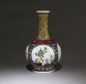 Chinese FaLangCai Porcelain Vase