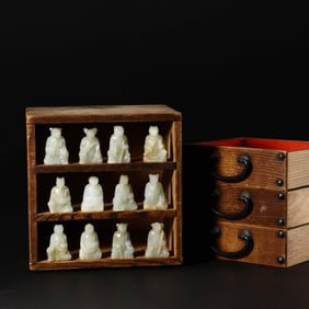 Jade Carvings of the Twelve Chinese Zodiac Signs