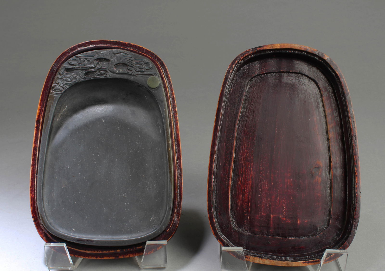 Chinese Inkstone with Wooden Cover (1 of 3)