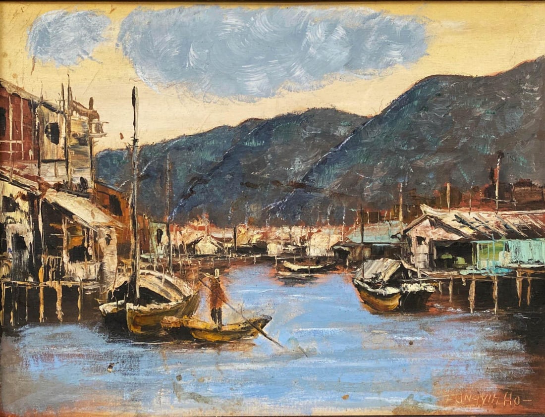 A Framed Oil Painting (1 of 4)