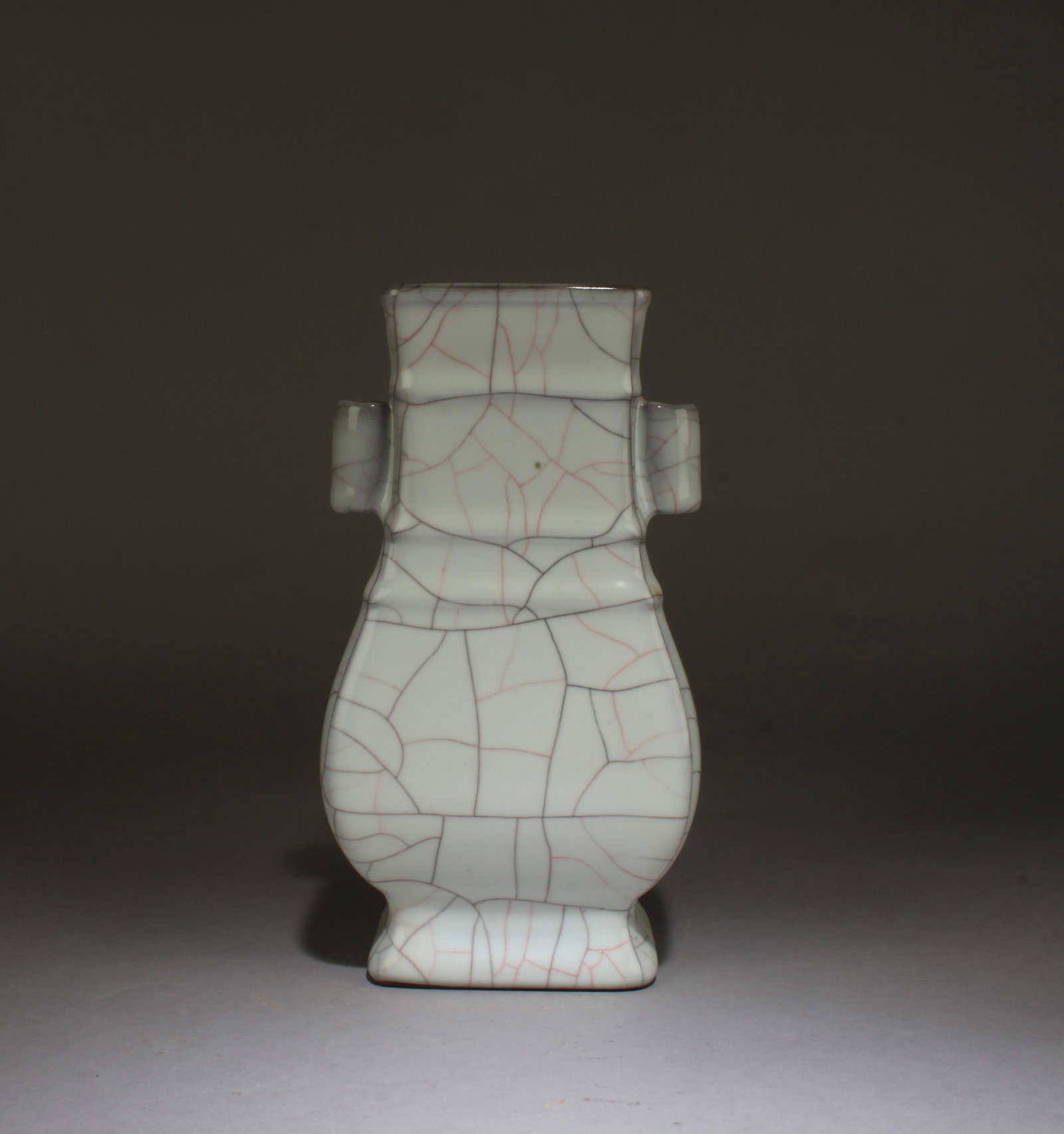 Chinese Geyao Crackleware Porcelain Vase (1 of 3)