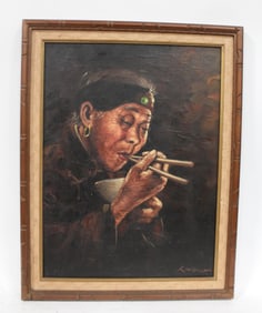 A Framed Oil Painting