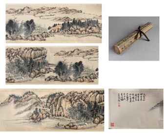 Chinese Long Scroll Painting