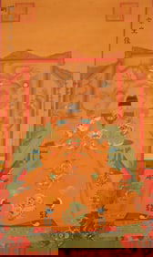 Chinese Scroll Painting Attributed to Lang Shining