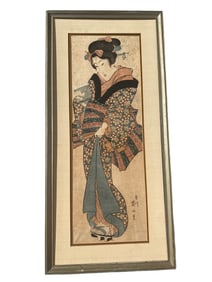 A Japanese Wood Block Print