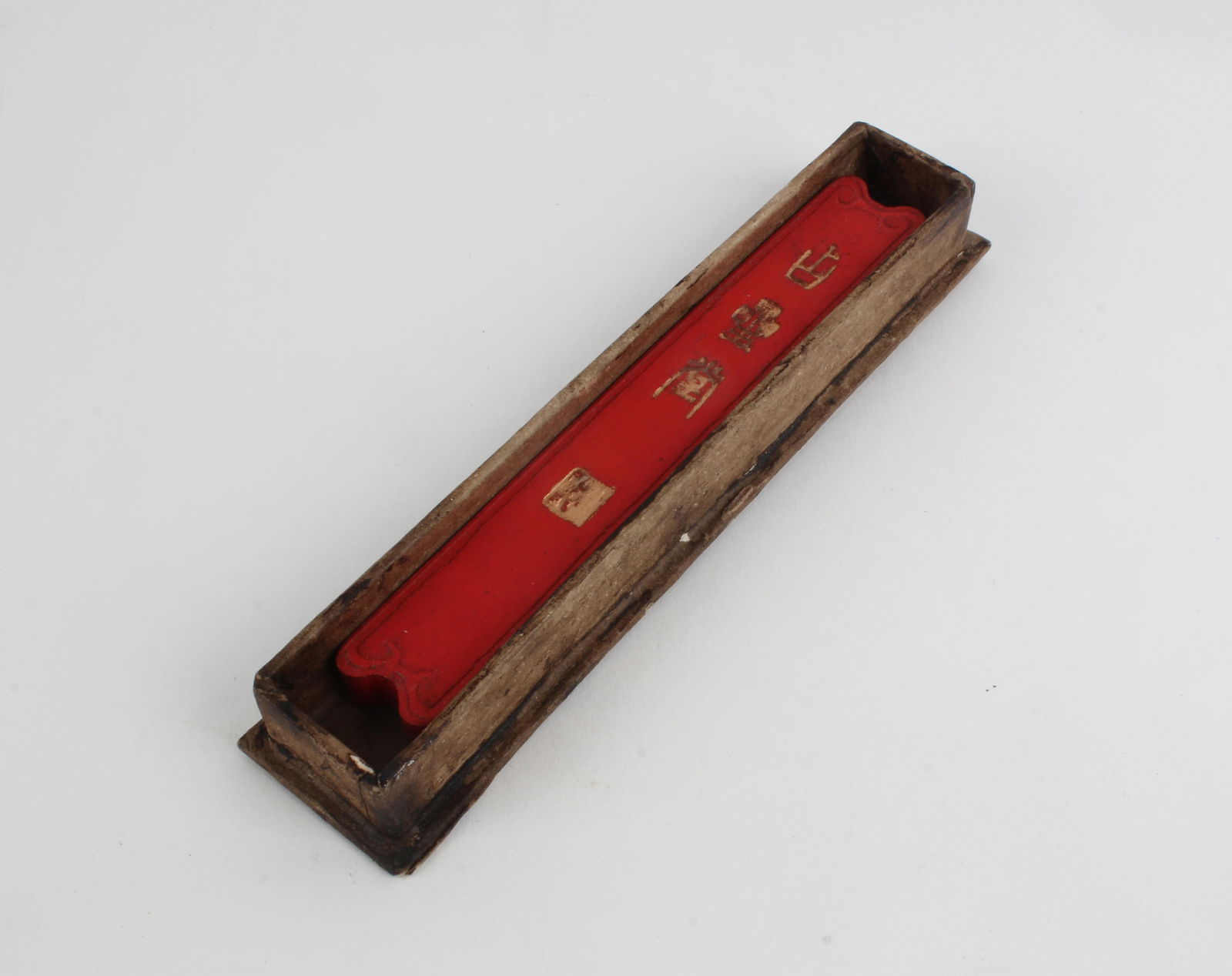 Chinese Ink Stick: Chinese red color Ink Stick, Length: 5"