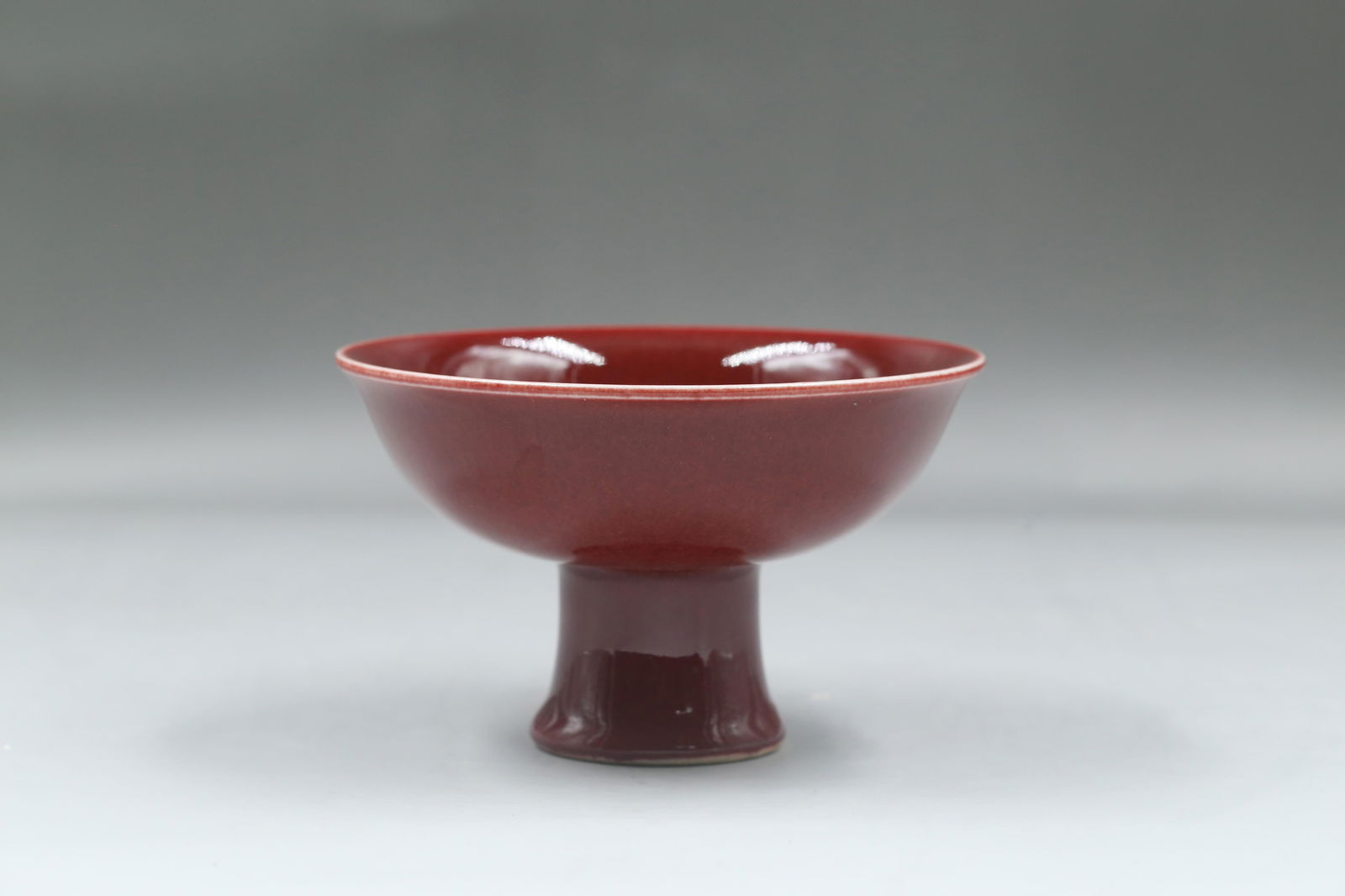 A Chinese Porcelain Stem Bowl (1 of 9)
