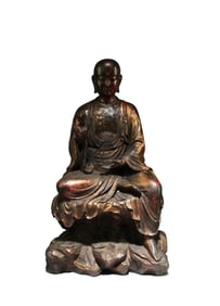 A Gilt Bronze Buddha Statue
