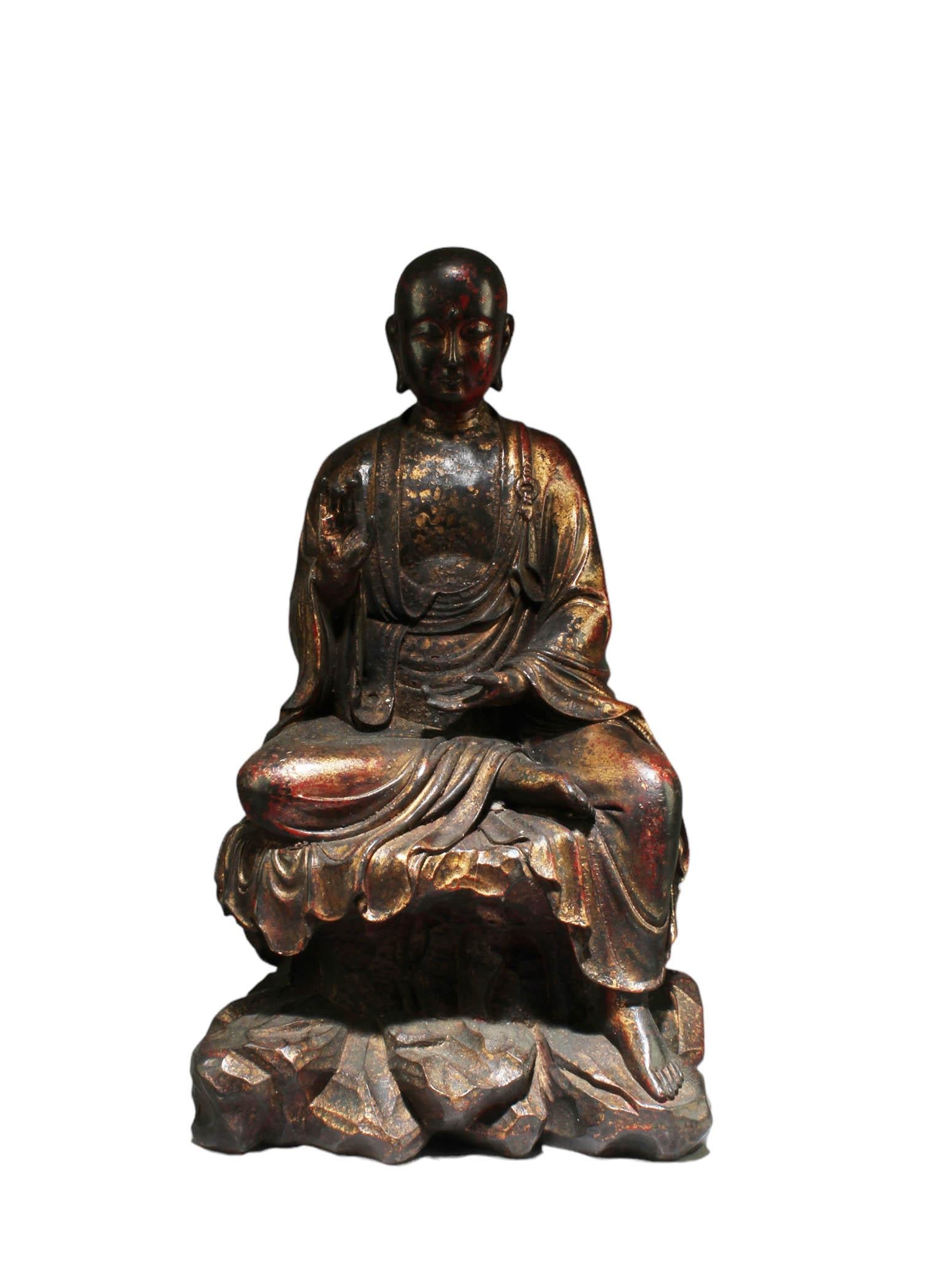 A Gilt Bronze Buddha Statue (1 of 7)