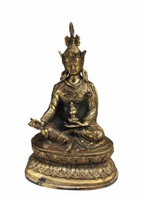 A Gilt Bronze Bodhisattva Statue
