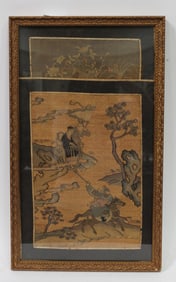 A Framed Embroidery Painting