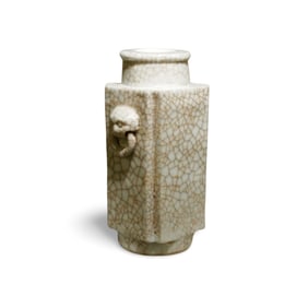 A Porcelain Cong Vase