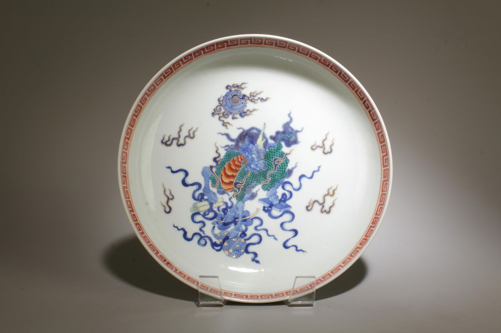 A Fencai Qilin Plate (1 of 7)