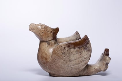 A Jade Bird Ornament