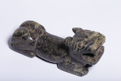A Jade Tiger Ornament