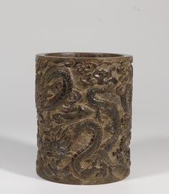 A Agarwood Brushpot