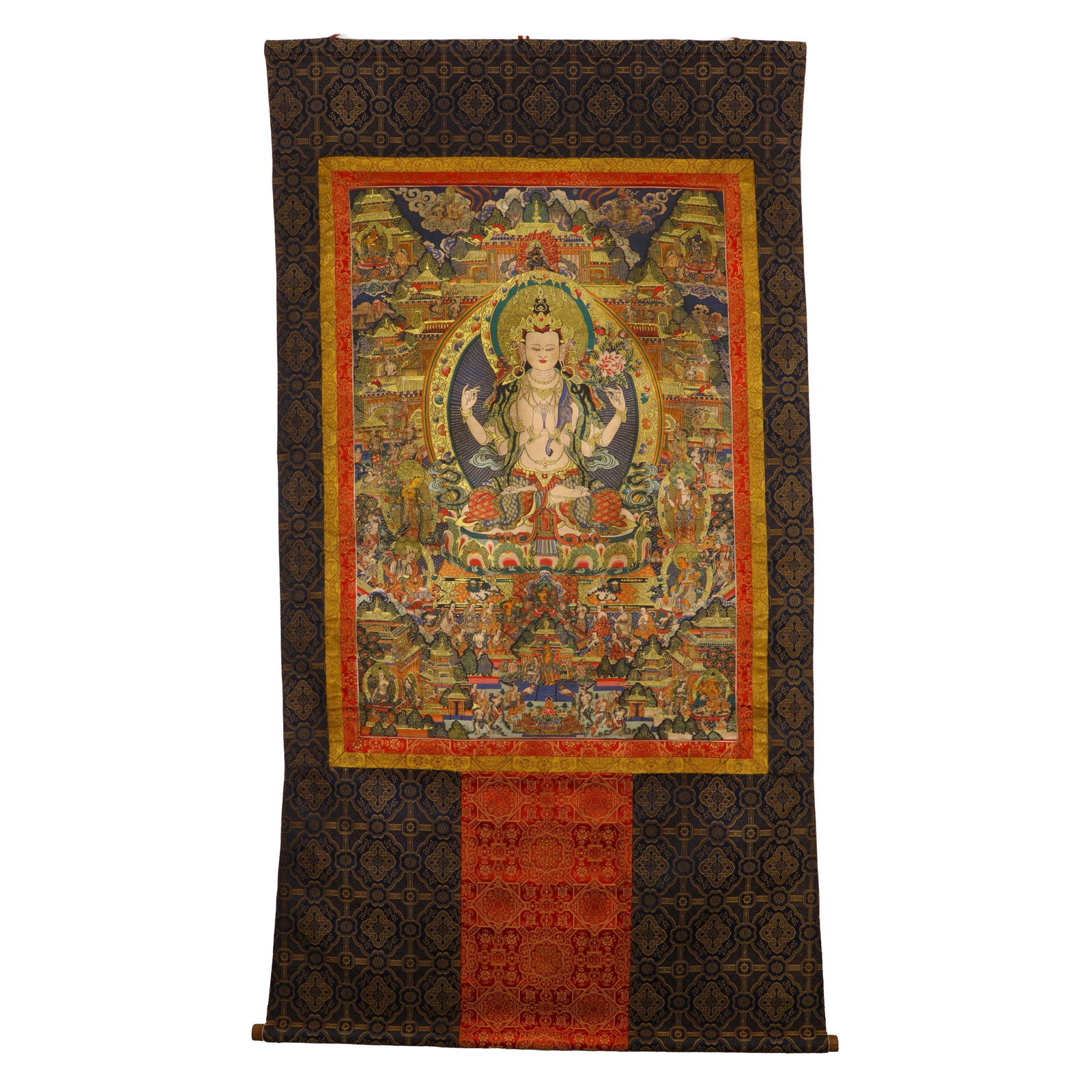 Embroidered ‘Buddha’ Thangka (1 of 9)