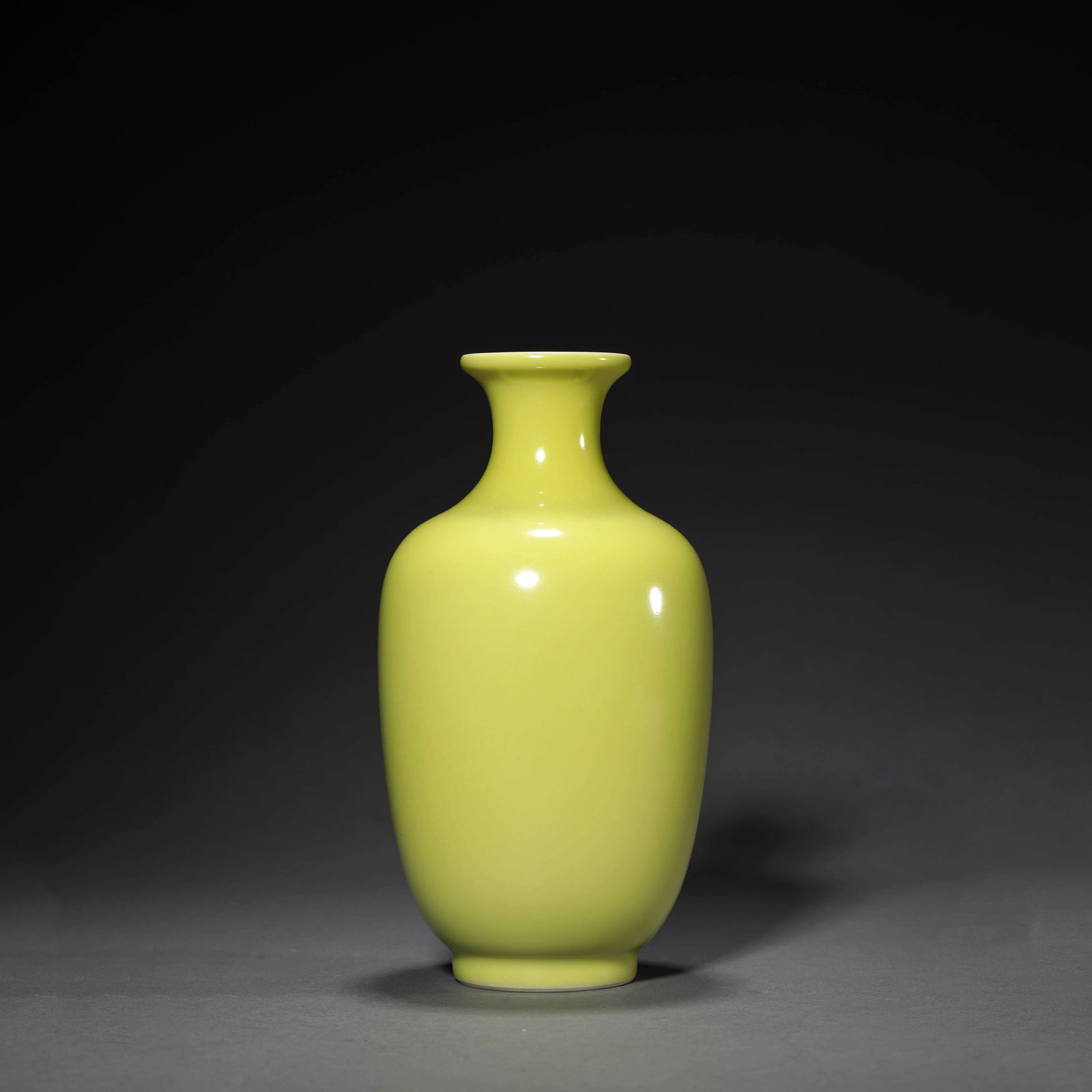 Yellow Glaze Bottle Vase (1 of 5)