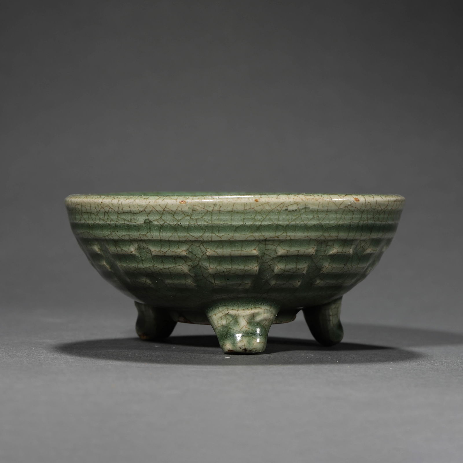 Celadon Glaze Tripod Censer (1 of 5)