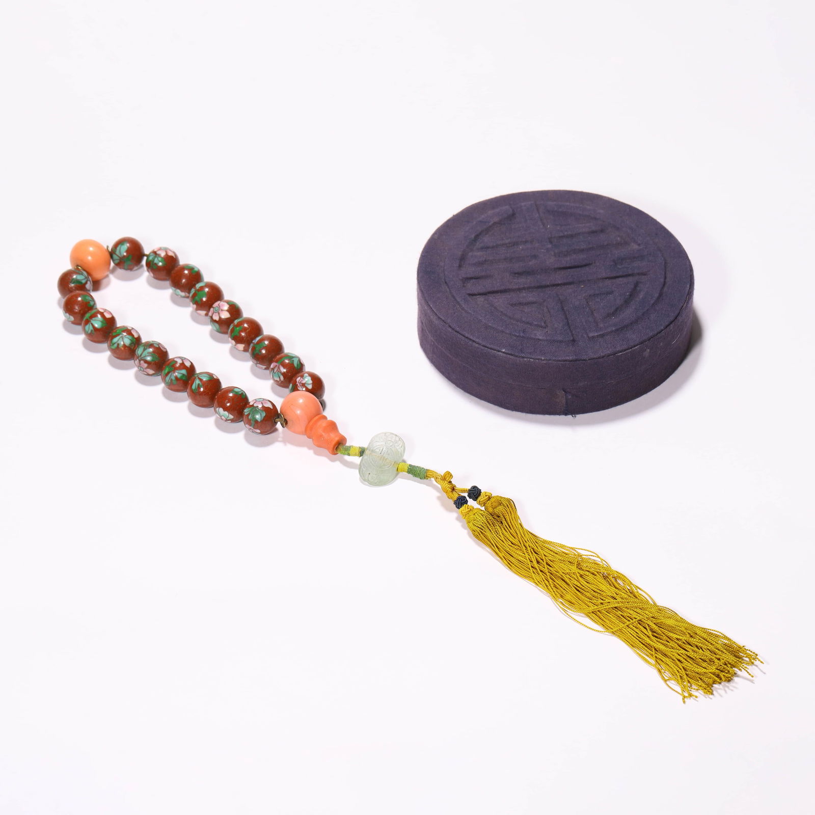 Set of Chinese Cloisonne Enamel Beads (1 of 6)