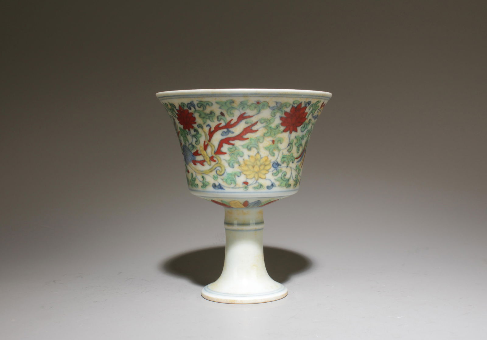 A Doucai Stem Cup - 2