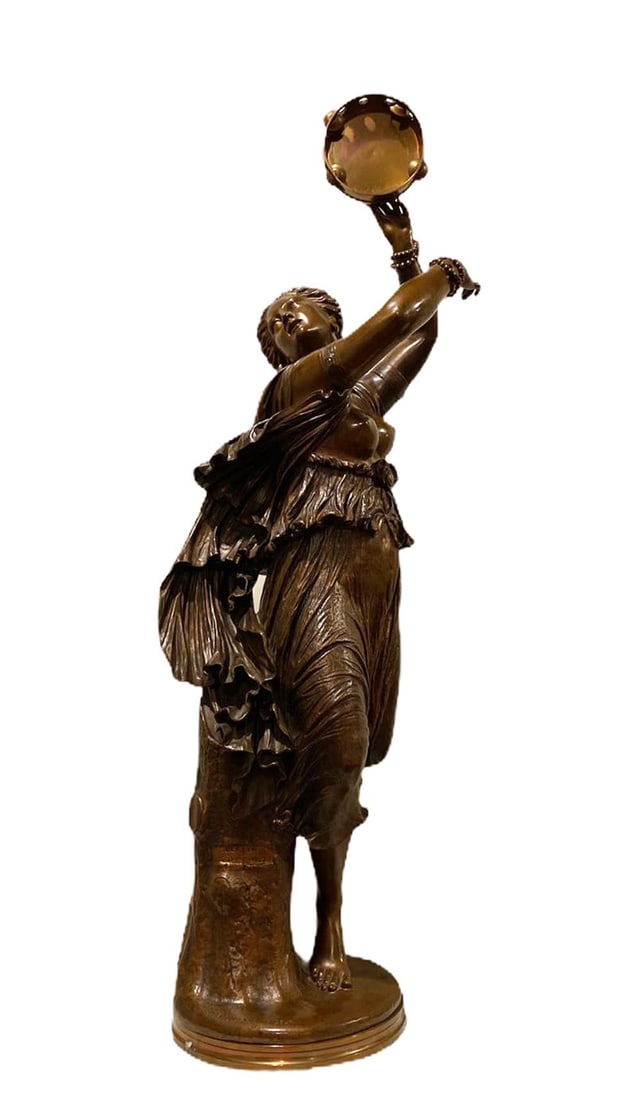 Signed, A Female Dancer Statue (1 of 5)