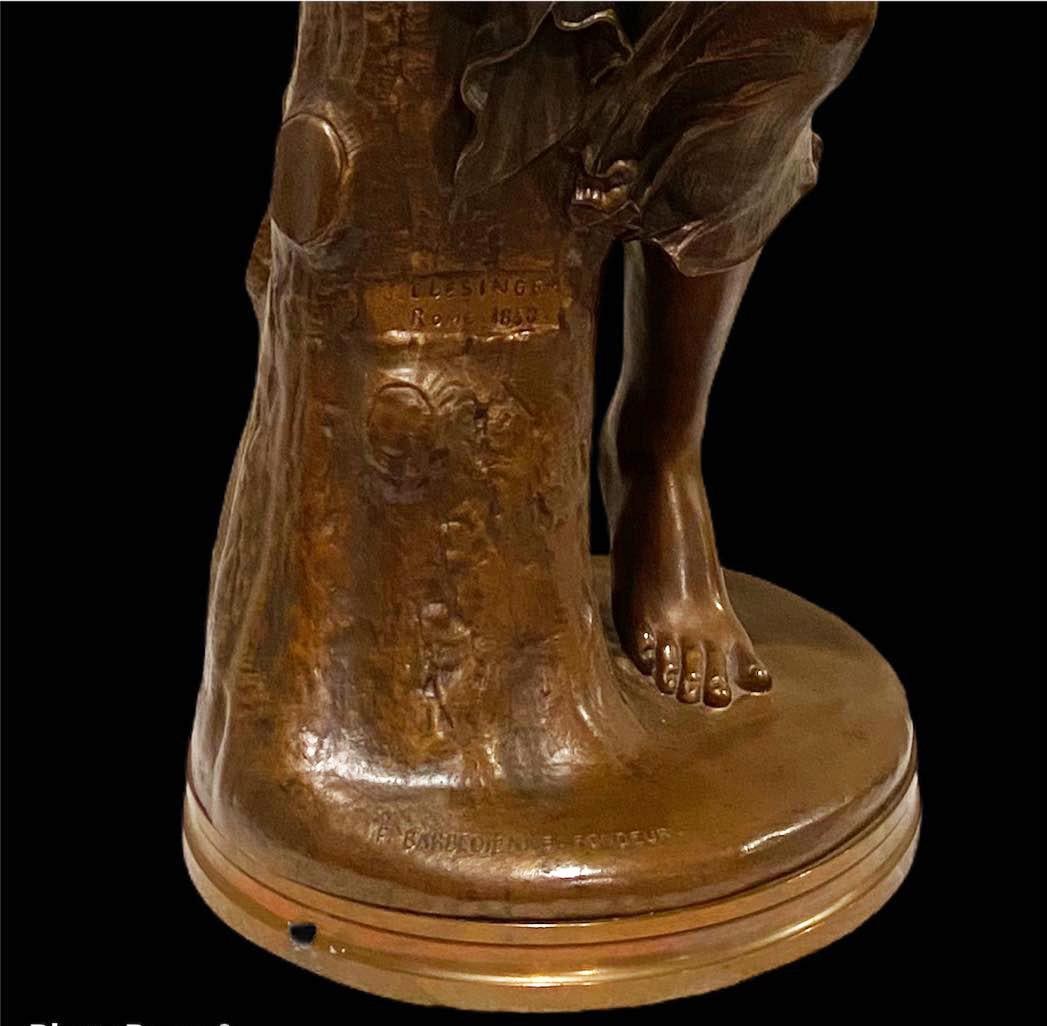 Signed, A Female Dancer Statue - 4