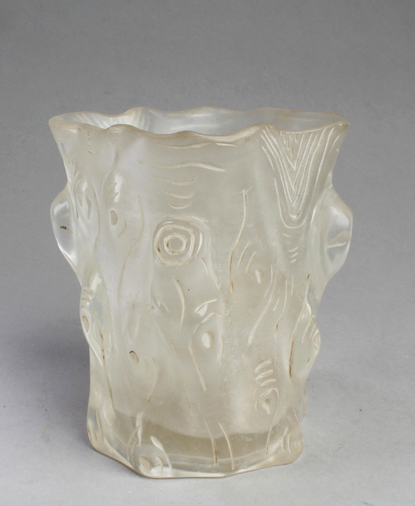 Chinese Peking Glass Brushpot (1 of 4)