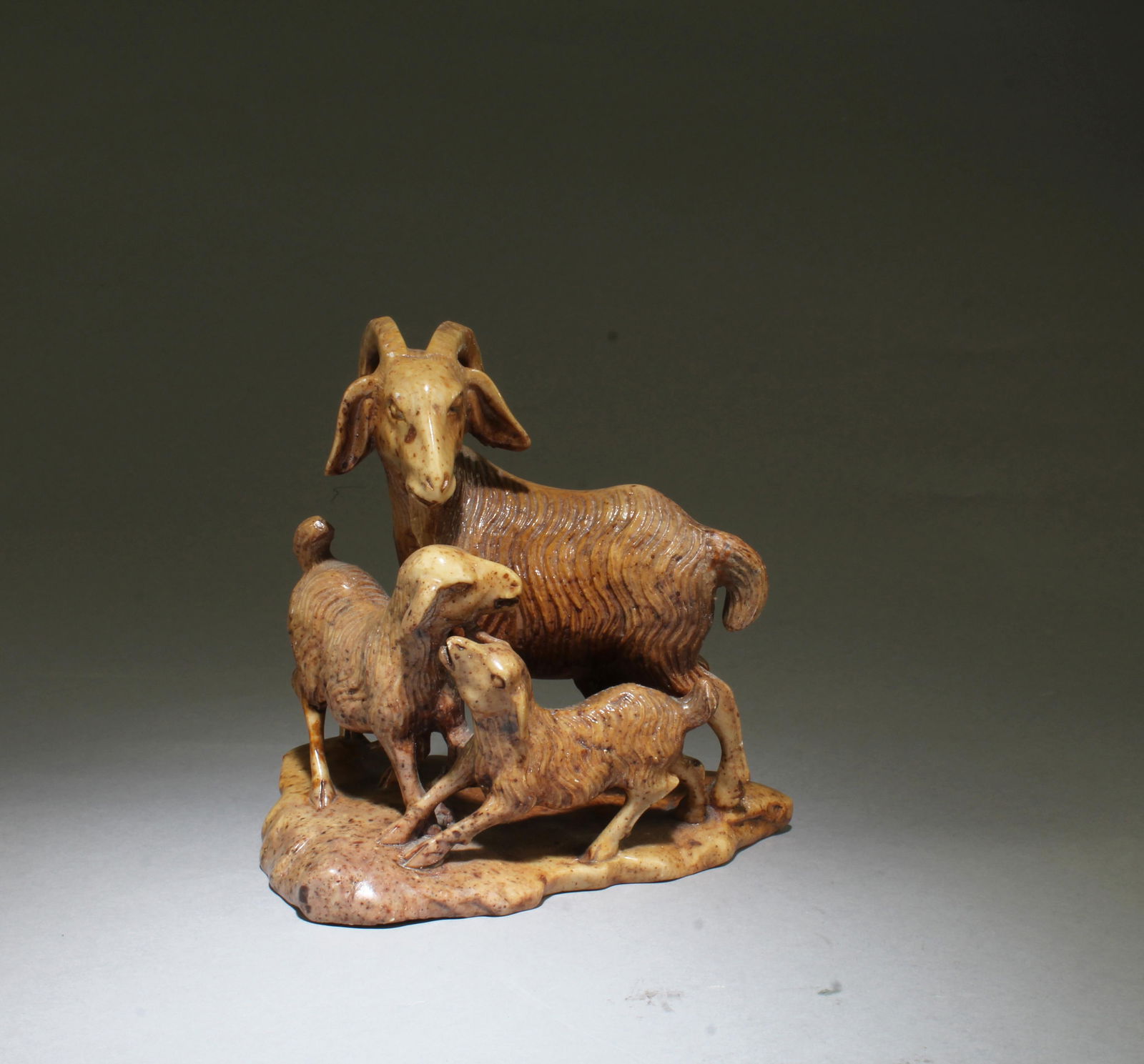 A Carved Stone Goat Figurine (1 of 5)