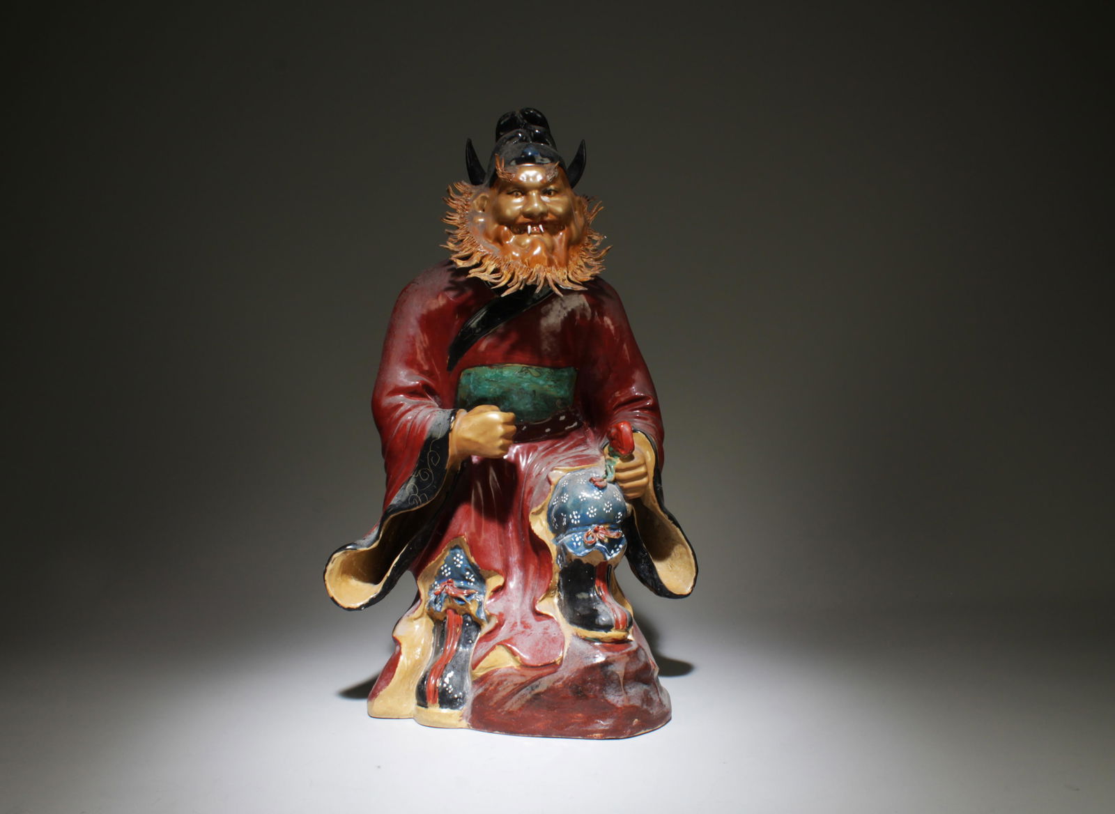 A Zhong Kui Figure: A Zhong Kui Figure. Dimension: 14" x 9".