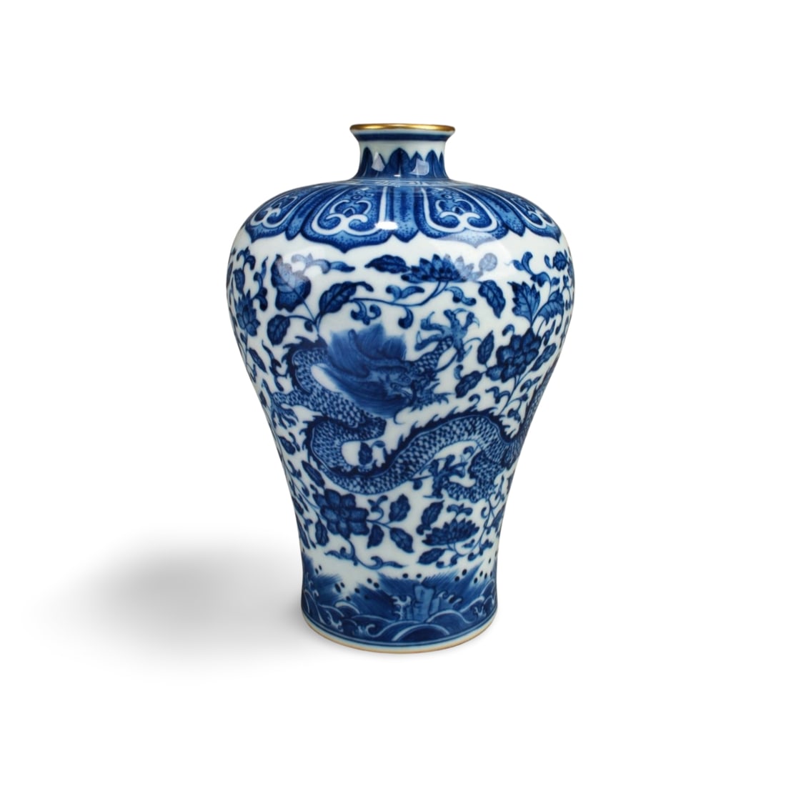 Chinese Blue & White Porcelain Vase (1 of 5)