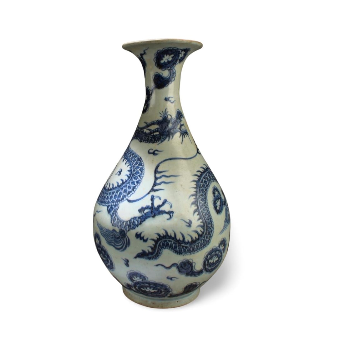 Chinese Blue & White Porcelain Vase (1 of 4)