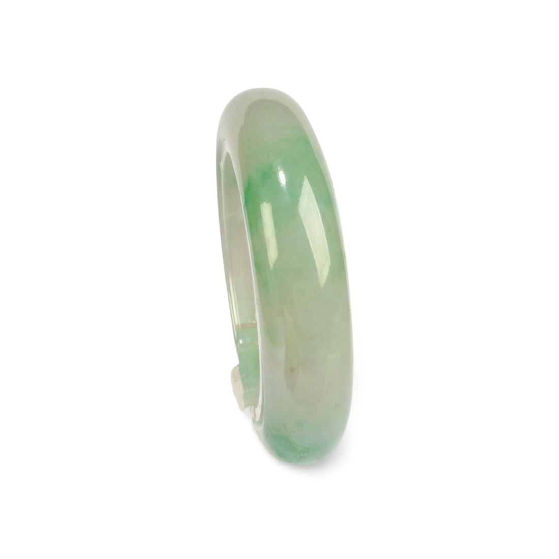 A Jadeite Jade Bangle with Certificate - 2