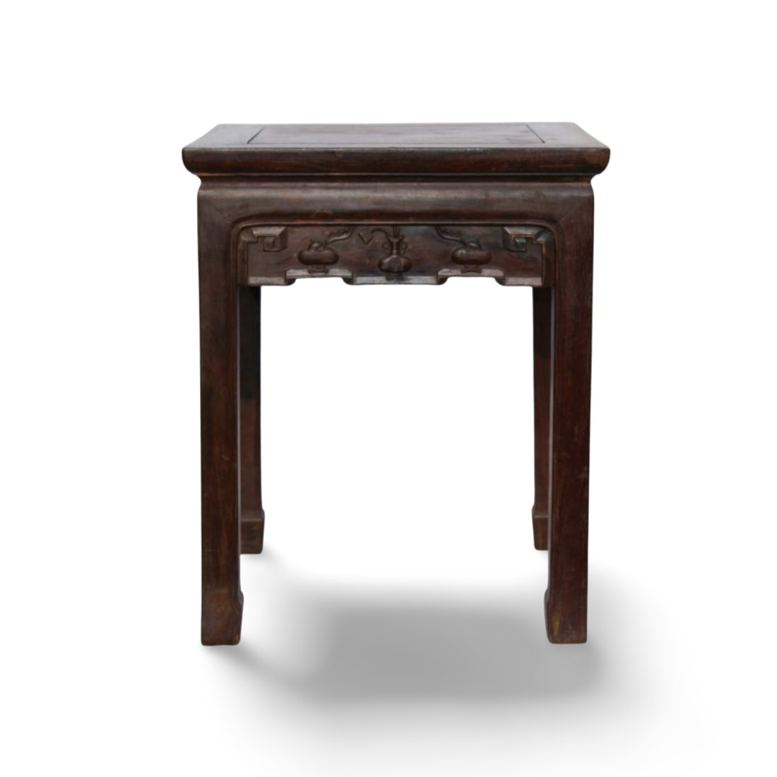 A Hardwood Square Side Table (1 of 7)