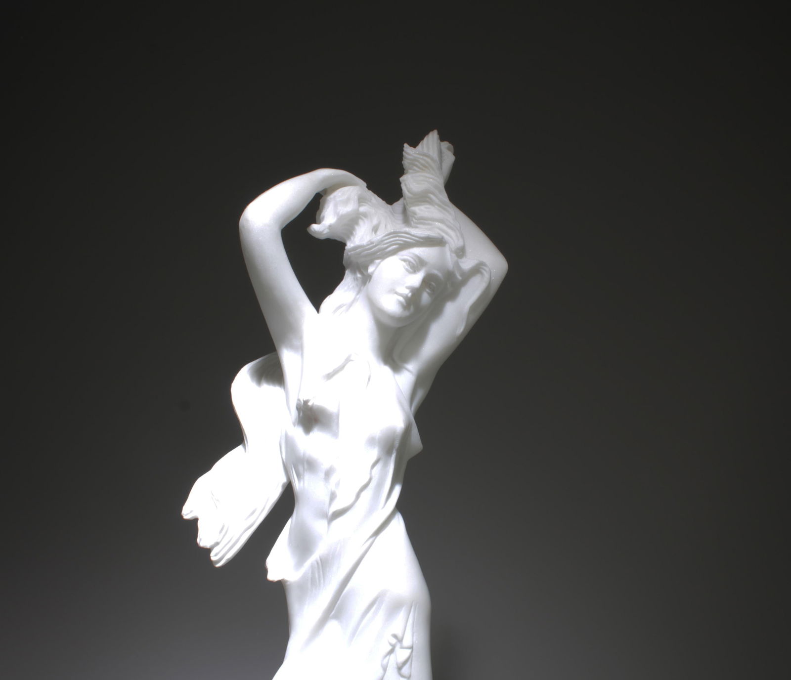 A Marble Figure Statue - 2