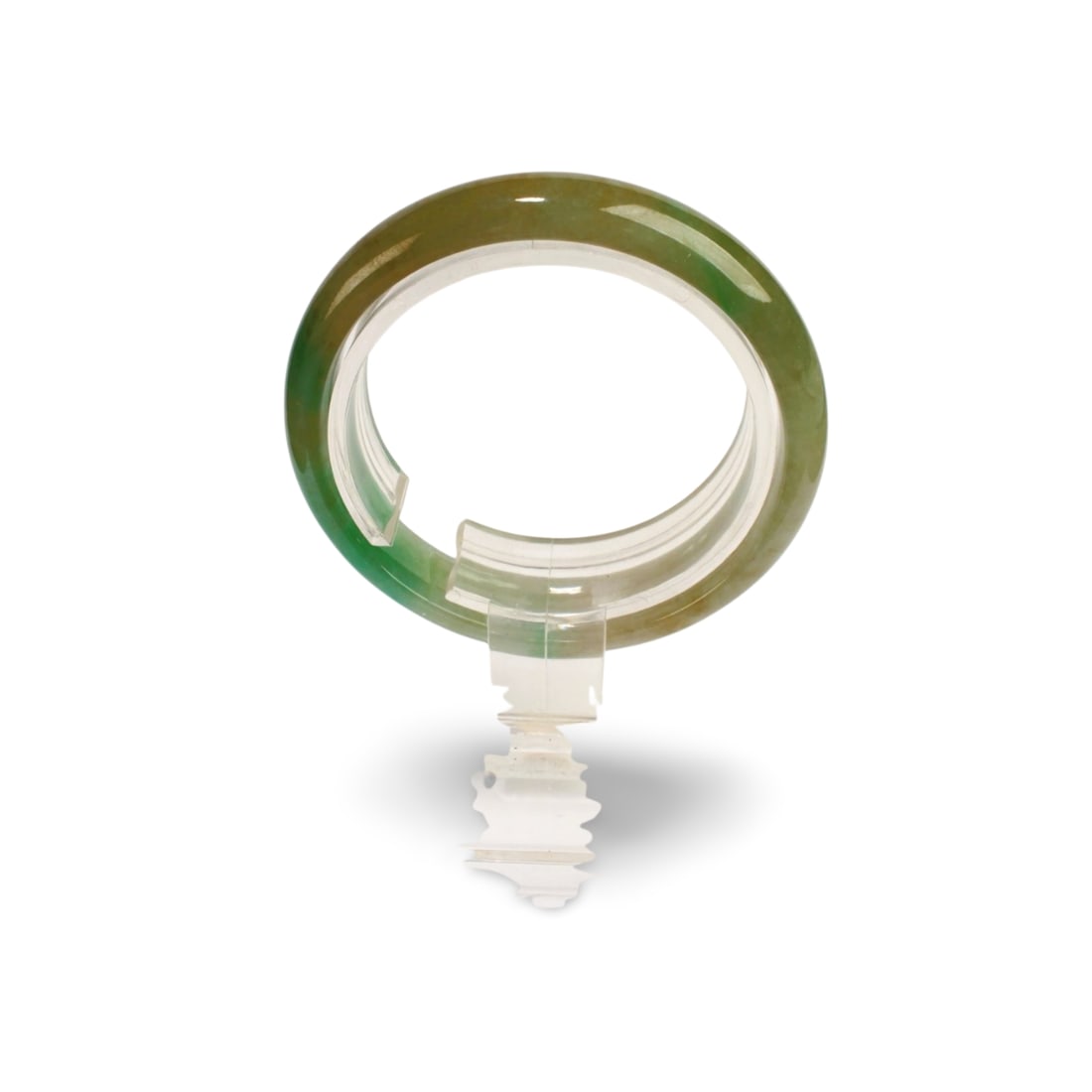 A Jadeite Jade Bangle - 2