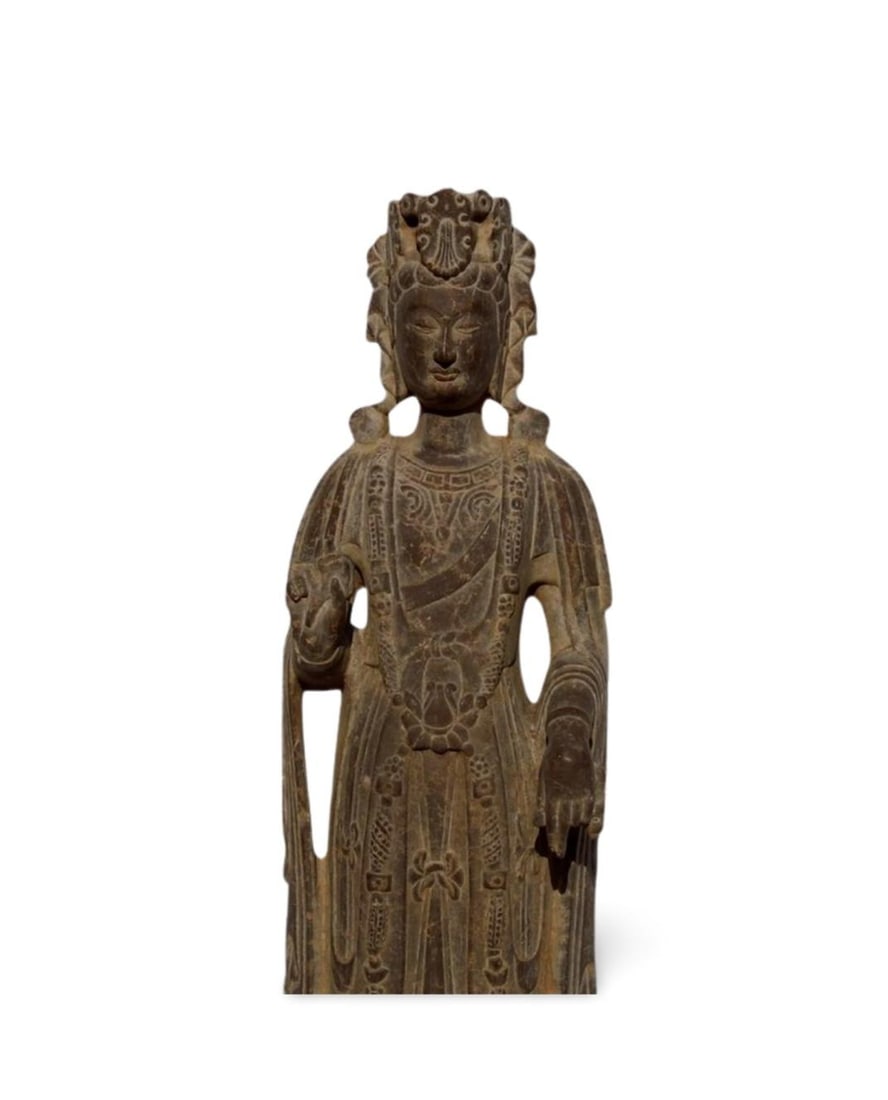 A Stone Buddhist Statue - 2