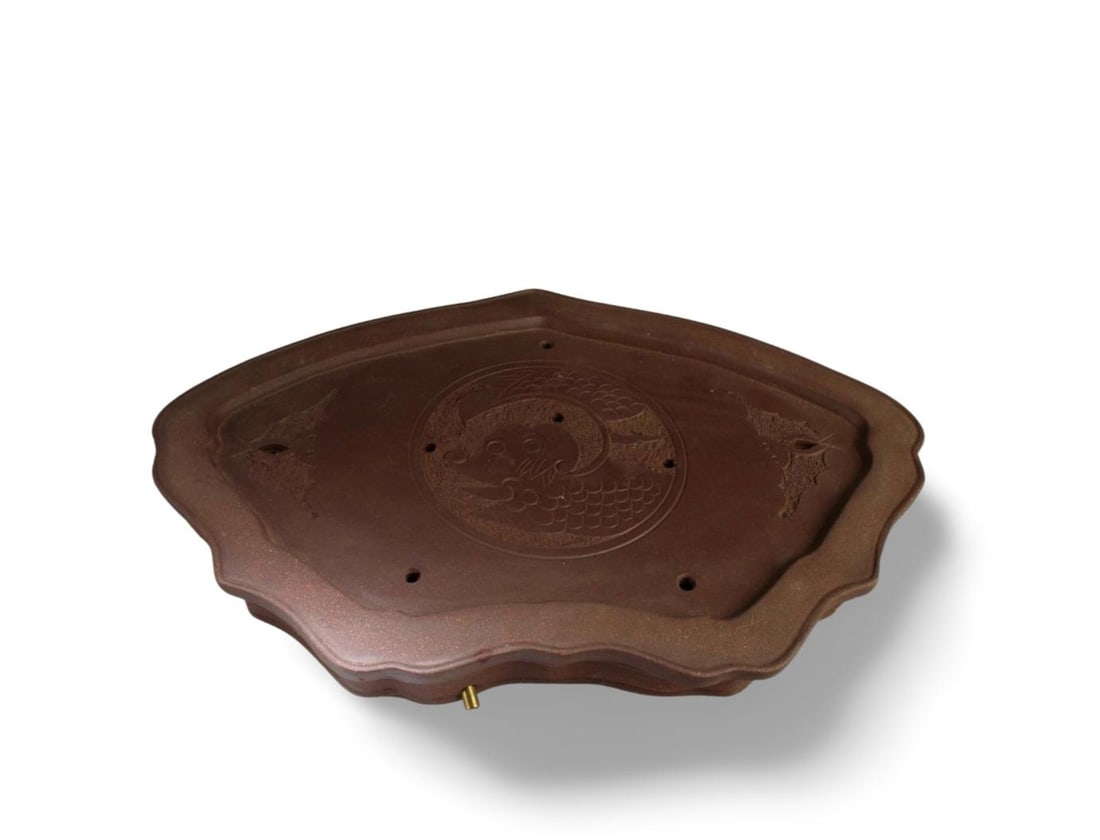 A Zisha Tea Table Serving Tray - 2